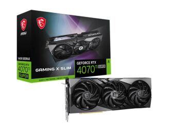���������� PCIE16 RTX4070TI SUPER 16G RTX 4070 TI SUPER 16G GAMING X SLIM MSI