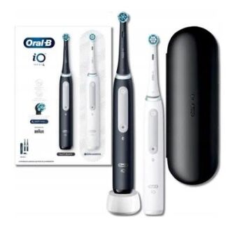 ������������� ������ ����� IO4 DUO MATT BLACK+QUITE WHITE ORAL-B