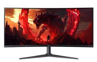 ������� Acer ED340CUHbmiipx 34'' 1500R, 21:9, VA, UWQHD, 1/5ms, 250cd, 100Hz, HDMI, DP, SPK