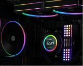 Кулер для процессора водяной 350W S_MULTI 4pin PWM 3x12cm Fan ARGB SL360 черный ID-COOLING