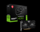 ���������� PCIE16 RTX4060 8GB RTX 4060 VENTUS 2X BLACK 8G MSI