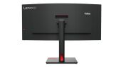  Lenovo 34" T34w-30 1500R, 21:9, VA, UHD, 4ms, 350cd, 60Hz, HDMI, DP, USB, USB-C LAN, HAS
