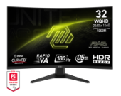 ������� MSI 31,5" MAG 325CQF 1000R, 16:9, VA, QHD, 0,5ms, 300cd, 180Hz, HDMI, DP, USB-C