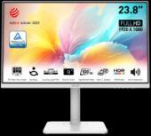 ������� MSI 23,8" Modern MD2412PW, 16:9, IPS, FHD, 4ms, 300cd, 100Hz, HDMI, USB-C, SPK, HAS