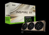  PCIE16 RTX5070 12GB RTX 5070 12G INSPIRE 3X OC MSI