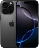 Мобильный телефон IPHONE 16 PRO MAX 1TB MYWQ3J/A BLACK TITANIUM APPLE