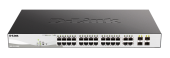 ���������� 24PORT 10/100/1000M T/SFP DGS-1210-28MP/F4A D-LINK