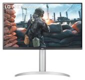  LG 27" 27UP650-W White/Silver, 16:9, IPS, 3840x2160, 5ms, 400cd, 60Hz, 2xHDMI, 1xDP, HAS