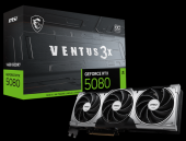 Видеокарта PCIE16 RTX5080 16GB RTX 5080 16G VENTUS 3X OC MSI