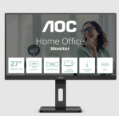 ������� AOC 27" Q27P3CV, 16:9, IPS, QHD, 4ms, 350cd, 75Hz, HDMI, DP in, DP out, USB, USB-C, LAN, SPK, HAS
