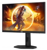  AOC 23.8" 24G4X Black, 16:9, IPS, 1920x1080, 1ms, 300cd, 180Hz, 2xHDMI, 1xDP, SPK, HAS