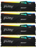 ������ ������ DIMM DDR5-5600 128GB (32GB�4) RGB KF556C40BBAK4-128 KINGSTON